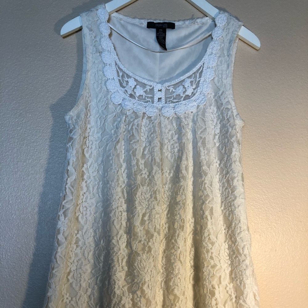 Style & Co Tank/Tunic in Lace